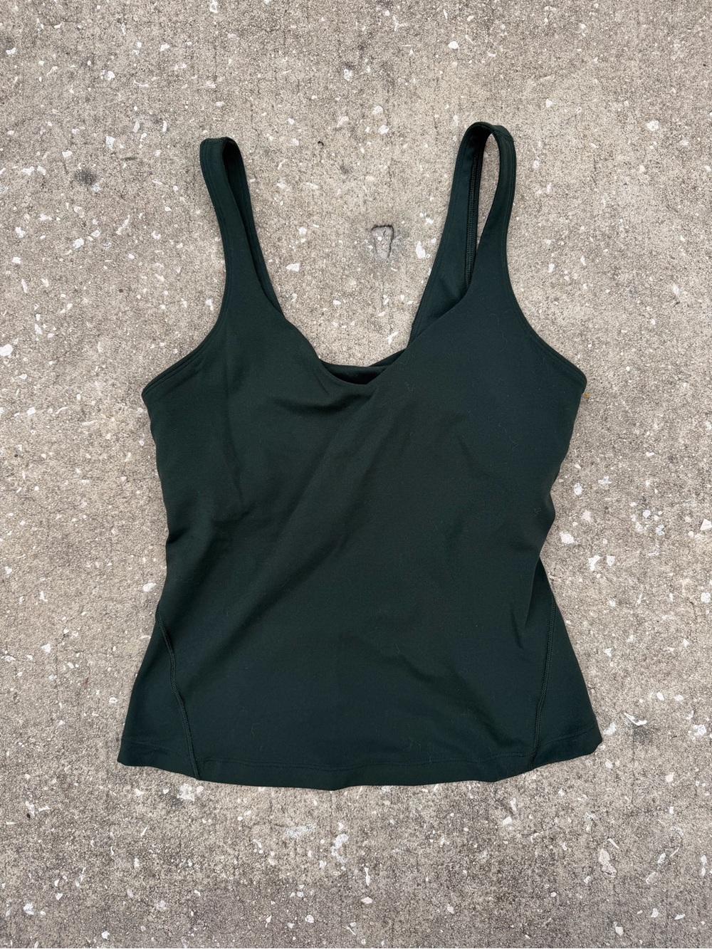Lululemon Align Waist Length Tank Top in Rainforest Green